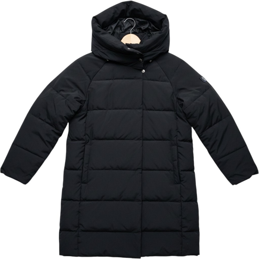 French Connection Puffer Coat Womens Size S Black Water Resistant Hooded NWT
